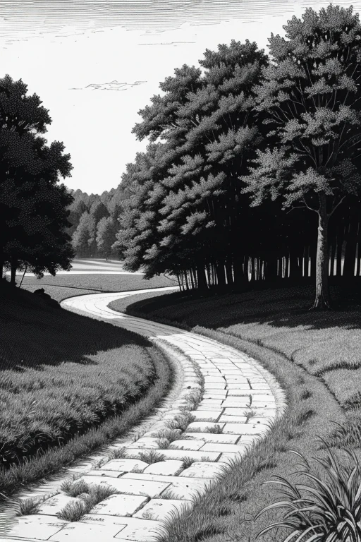 R - Roll: Act as an AI artist specialized in creating vector art.
I - Specific Instructions: Create a pastoral scene.
S - Specific Steps: 
   1. Use black and white colors only.
   2. Employ a monochrome woodprint style.
   3. Base the artwork on Albrecht Dürer's style, focusing on his attention to detail and use of (hatching:1).
E - End Goal: The final product should be a detailed, high-contrast vector artwork that emulates the intricate style of Albrecht Dürer's prints.
N - Narrowing: The artwork must be suitable for printing at various sizes without loss of quality, hence the use of vector format.
