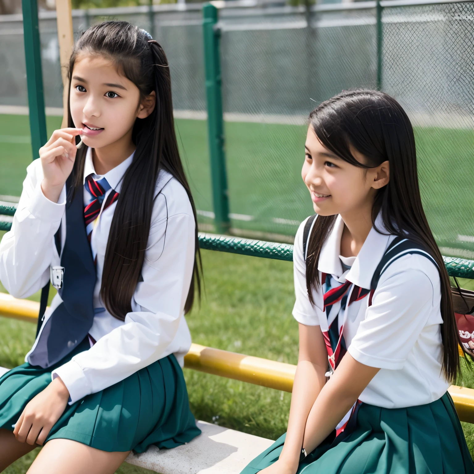 Middle school students Pee