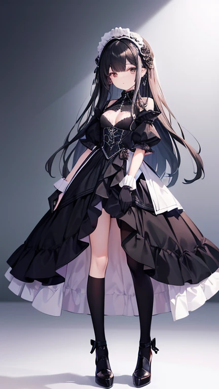 
Ultra precision,masterpiece,highest quality,((((Full body portrait)))), Standing picture,one girl, beautiful girl, adult girl,( look at me), So pretty face,(((black hair))),Hair is long and straight, blunt bangs,I eninaeic gtqlt ((lot) ni to, ailglatgrlk,e c,e a) Hs tb n( golden eyes), detailed slanted eyes, cool look, Rose long dress, lance gloves, wear a lot, Small breasts, Solid color back ground,,