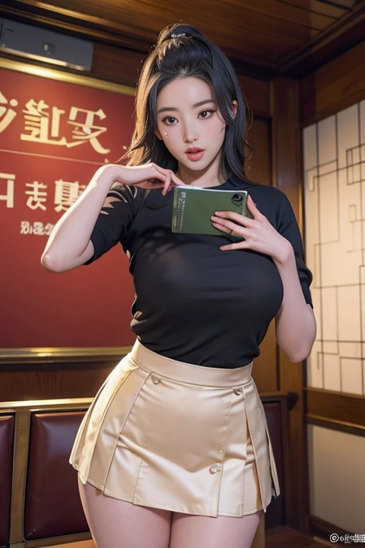 Extremely detailed CG Unity 8K wallpapers、top quality、Super detailed、Masterpiece、realistic、Photos are real、Very detailed cute girl、20 years old、((Lift up your skirt yourself)))、(Lift it up yourself)、superior、Panty focus、red blush、open lips、looking at the audience、half body shot、(large crowd)、(在东京的一条街superior)、(((Excitedly show yours )))