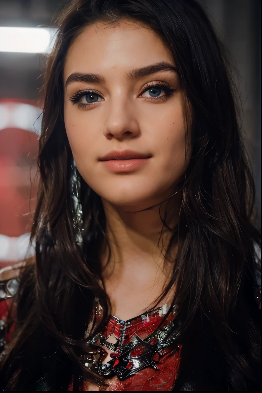 (1girl:1.3), Solo, (((Very detailed face)))), ((Very detailed eyes and face)))), Beautiful detail eyes, Body parts__, Official art, Unified 8k wallpaper, Super detailed, beautiful and beautiful, beautiful, masterpiece, best quality, original, masterpiece, super fine photo, best quality, super high resolution, realistic realism, sunlight, full body portrait, amazing beauty, dynamic pose, delicate face, vibrant eyes, (from the front), She wears Spider-Man suit, red and black color scheme, spider, very detailed city roof background, rooftop, overlooking the city, detailed face, detailed complex busy background, messy, gorgeous, milky white, highly detailed skin, realistic skin details, visible pores, clear focus, volumetric fog, 8k uhd, DSLR, high quality, film grain, fair skin, photo realism, lomography, futuristic dystopian megalopolis, translucent