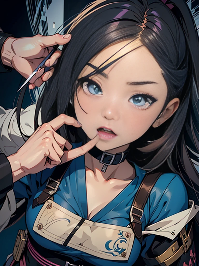 ((best qualityer)), ((work of art)), (detailded), perfect face knot masturbation
