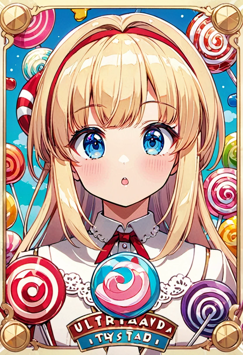 (best quality, highres, ultra sharp), Candy Candy\' by Toei Animation, detailed art style, vintage aesthetic, emotional melodrama, inspired by Keiko Nagita and Yumiko Igarashi's original manga, candyland, Blonde, detailed candy candy character feaures,