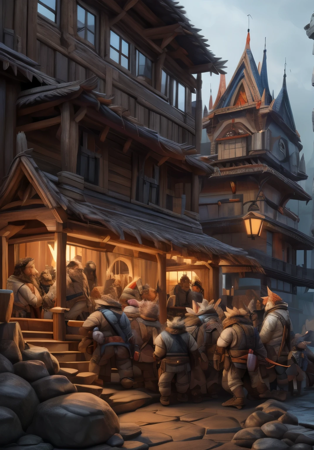 Masterpiece of the highest quality, ((sehr detailliertes CG Unity 8K-Hintergrundbild von einem weiter Australischen Wolfs-Meisterwerk)), Professionally designed oil painting by Ed Blinky,Tor in Geira, Studio Ghibli-Esprit, Jeremy Mann, Greg Manchesa, Antonio Moro, Beliebt bei ArtStation, Trend Mitte der Reise und Greg Rutkowski, cgsociety, Komplex, Hohe Detailgenauigkeit, klarer Fokus, dramatisch, realistische Malerei.
This masterpiece of the highest quality, (a beautifully detailed