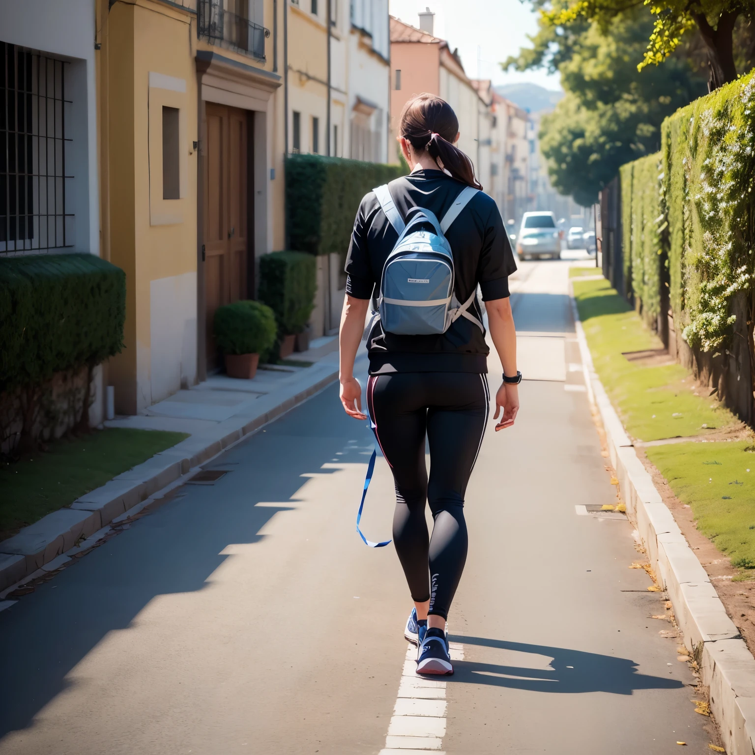 Fisioterapeuta y Adulto mayor caminando