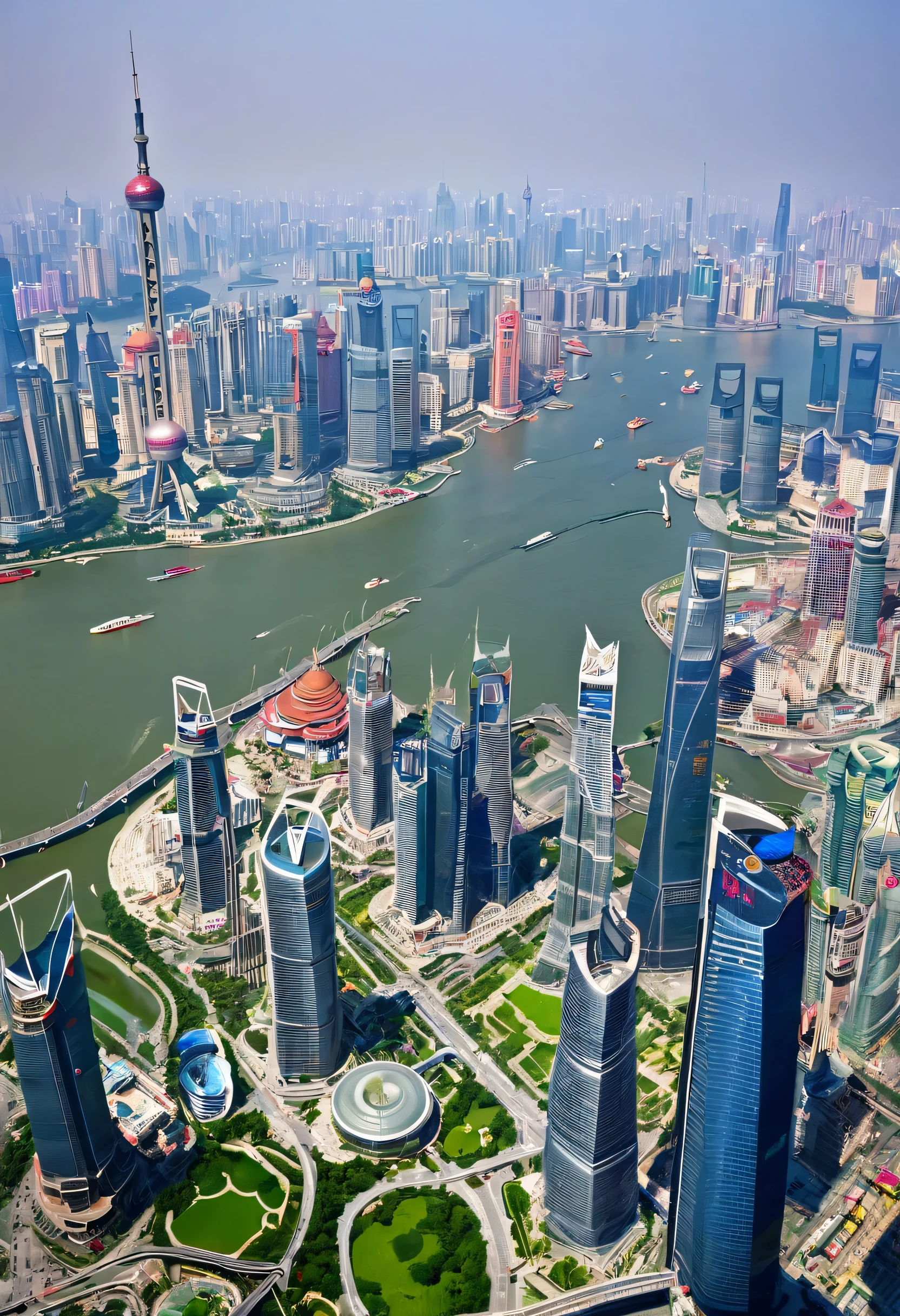 The development of Shanghai in 2012