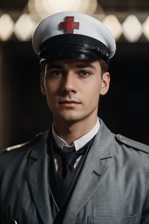 German male nurse from the First World War in 1915 in