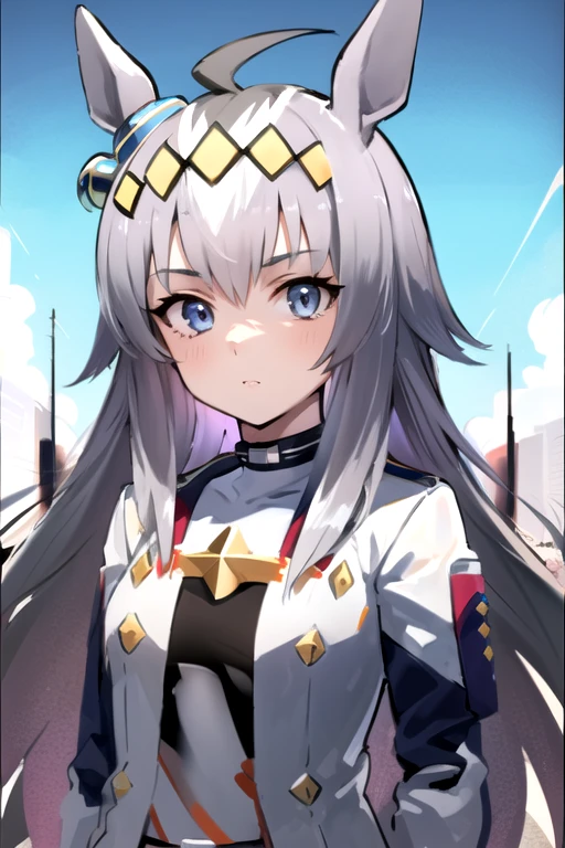 high quality,hd,16k,sharp line, oguri cap \(umamusume\), 1girl, solo,