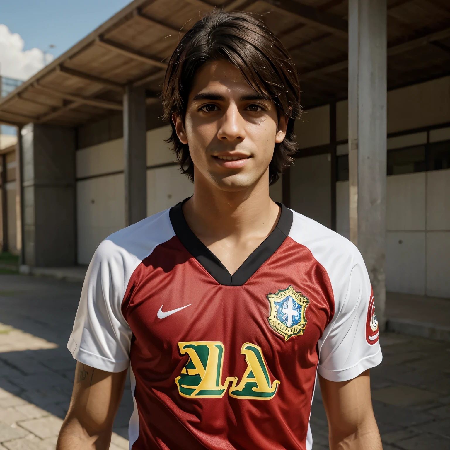 Generates the image of the Brazilian Player Ricardo Kaká Anime version
