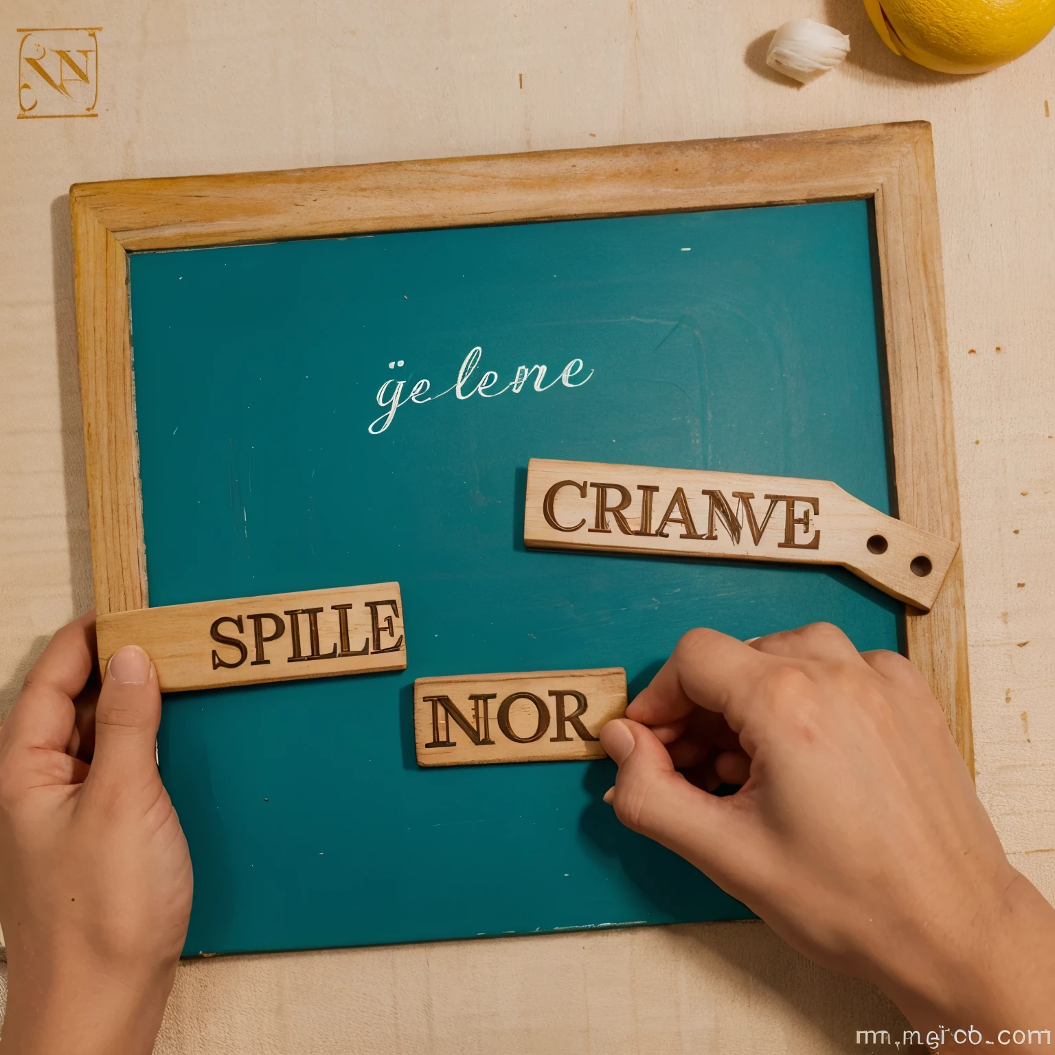 Crear letras adornadas estilo siglo 17.