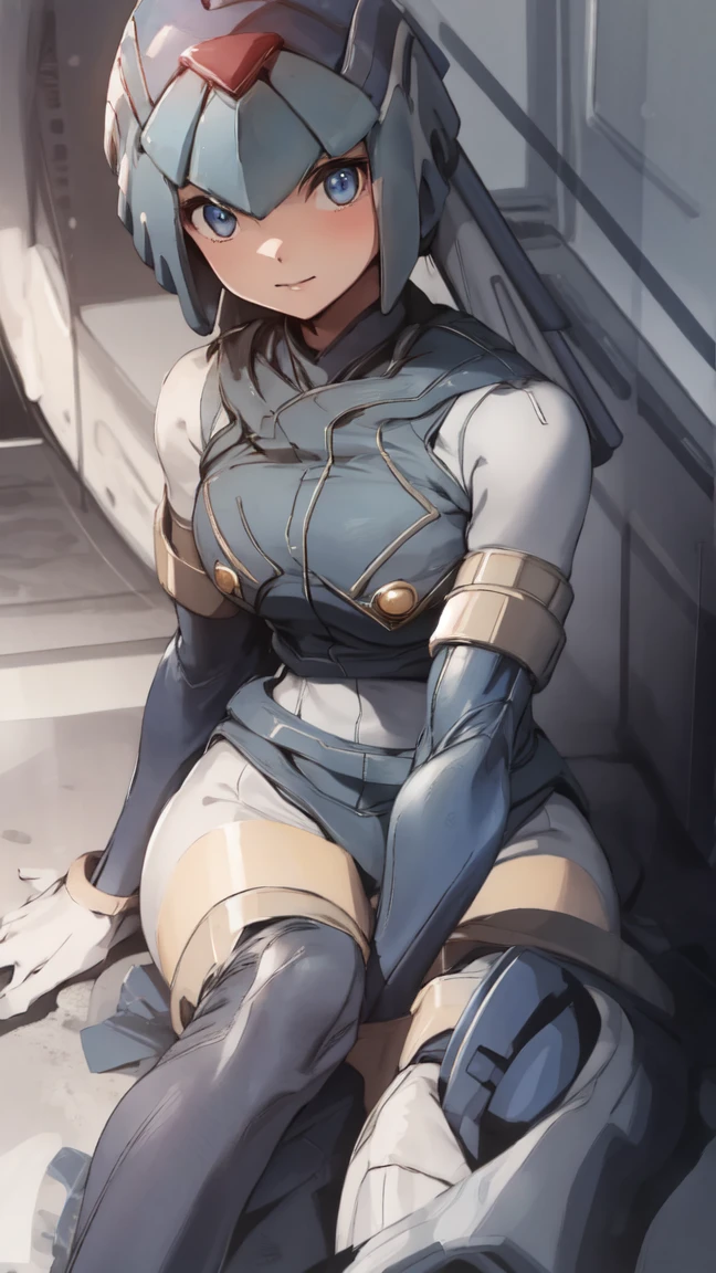 1 girl, soldier suit, Blue eyes, looking at the viewer