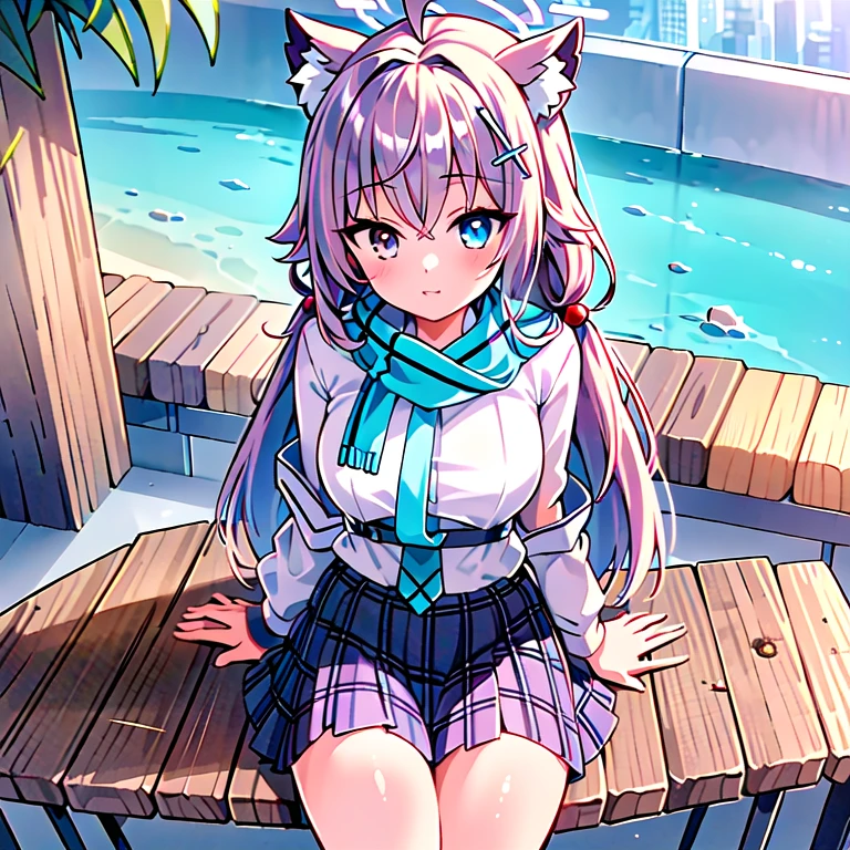 masterpiece, best quality, ultra-detailed, 2girls, indoors, school AND masterpiece, best quality, ultra-detailed, 2girls, upper body, halo,hoshino, school uniform,very long hair,orange eyes,blue eyes,heterochromia,pink hair,white shirt,chest harness,(small breasts:1.1),smile,closed mouth AND masterpiece, best quality, ultra-detailed, 2girls, upper body, halo,(shiroko:1.2), grey hair,medium hair,blue eyes,blue scarf,white shirt,(blue jacket:1.1) , masterpiece, super quality, Super detailed, perfect drawing, high resolution, lover, stare at each other from the front, (kiss)), (French kiss))), Embrace each other's breasts,like pressing, stare at each other, Moist eyes, half-open lips, beauty, blush (0.2), Sensual, lure, ecstasy, pamper, Bankruptcy, headlight, , Shot diagonally from the front, Accurate drawing, Precise anatomy, locker room