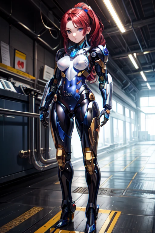 ((highest quality)),
((masterpiece)),
(be familiar with),
perfect face,
(whole body),
(cyborg)