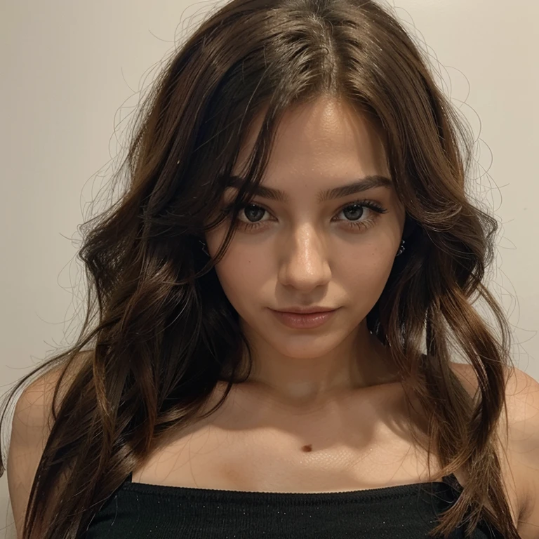 Mulher branca magra 20 anos cabelo liso