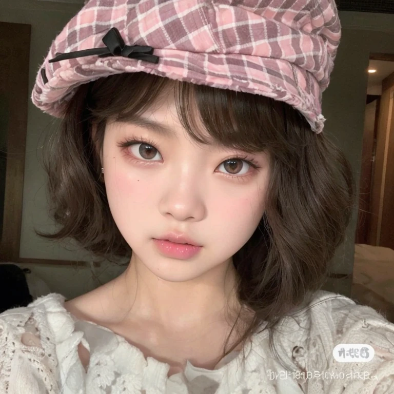 Jennie do BLACKPINK face, foto realista, ultra HD, 8k, big, juicy doll lips