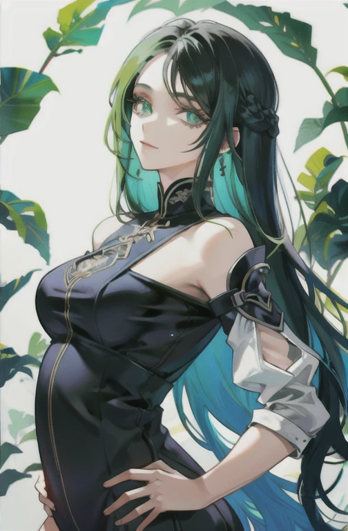mulher de cabelos brancos, olhos azuis, realeza, alta qualidade, muito detalhe, rosto detalhado, Pele branca, lindo, Pregnant woman back sexy, vestido vermelho, deitada com um homem de cabelo preto e olhos verdes