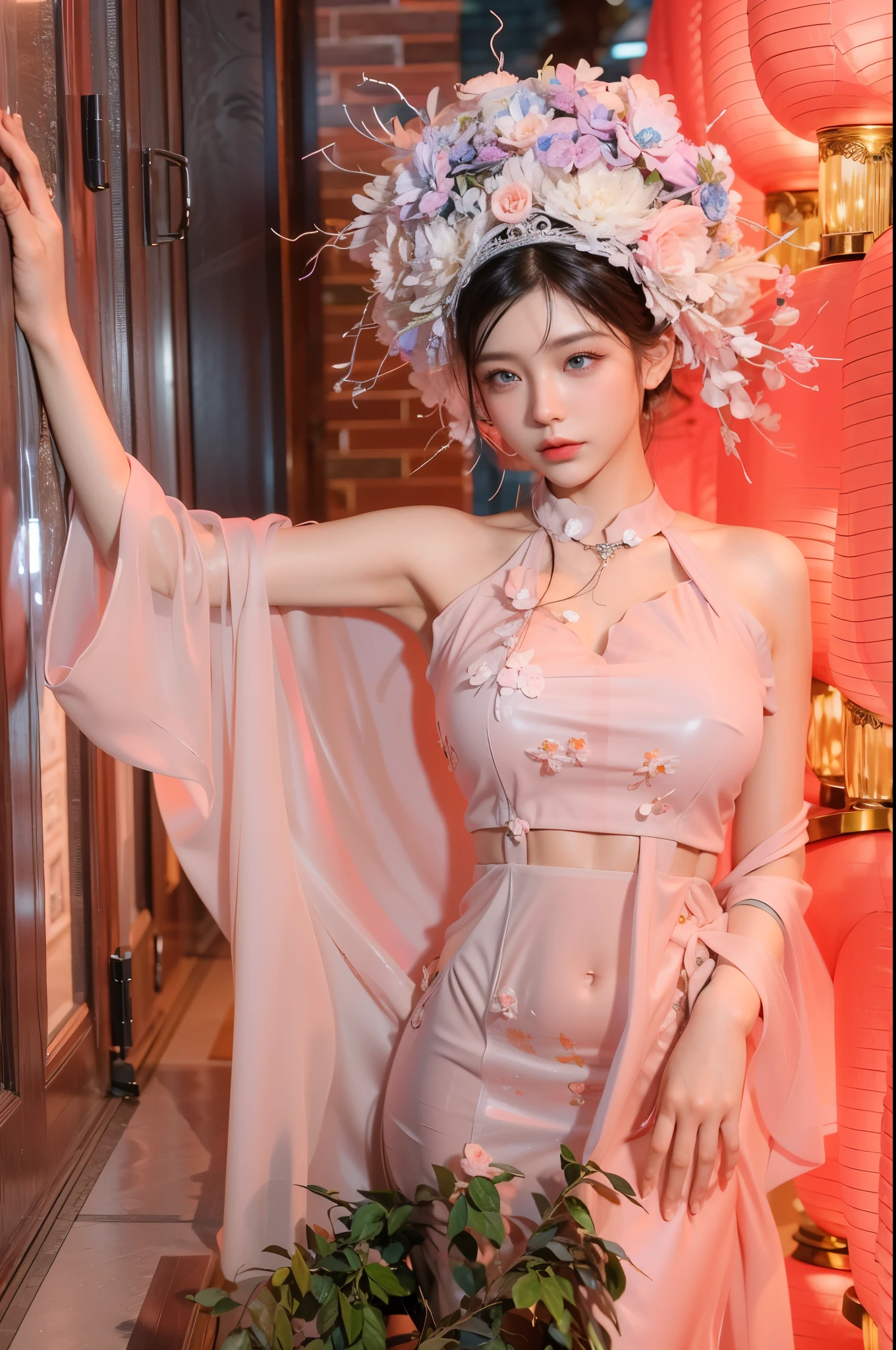 Game art,Best image quality,Highest resolution,8K,(A half-length photo),(portrait),(Head close-up),(rule of thirds),Unreal Engine 5 rendering works,20 year old girl,((Queen)),Eyes are very detailed,(big breasts),Elegant and noble,cinema lights,Ray tracing,Game CG,((3D Unreal Engine)),OC rendering reflection pattern,4K,Ultra-clear,Sensual,translucent lace,Fair and plump figure,pretty face,gloss gel coat,身着华贵礼服的Queen,Crystal Gem Crown,Necklace jewelry,blue eyes,black tattoo(whole body),The tattoo is very three-dimensional,Gorgeous and intricate tattoo designs,five fingers straight,Fingers neat