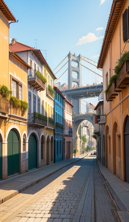 ((obra de arte)),((Melhor qualidade)),((alto detalhe)),((realista,))
Cidade da era industrial, desfiladeiros profundos no meio, architectural streets, bazares, pontes, dias chuvosos, steampunk, arquitetura europeia
