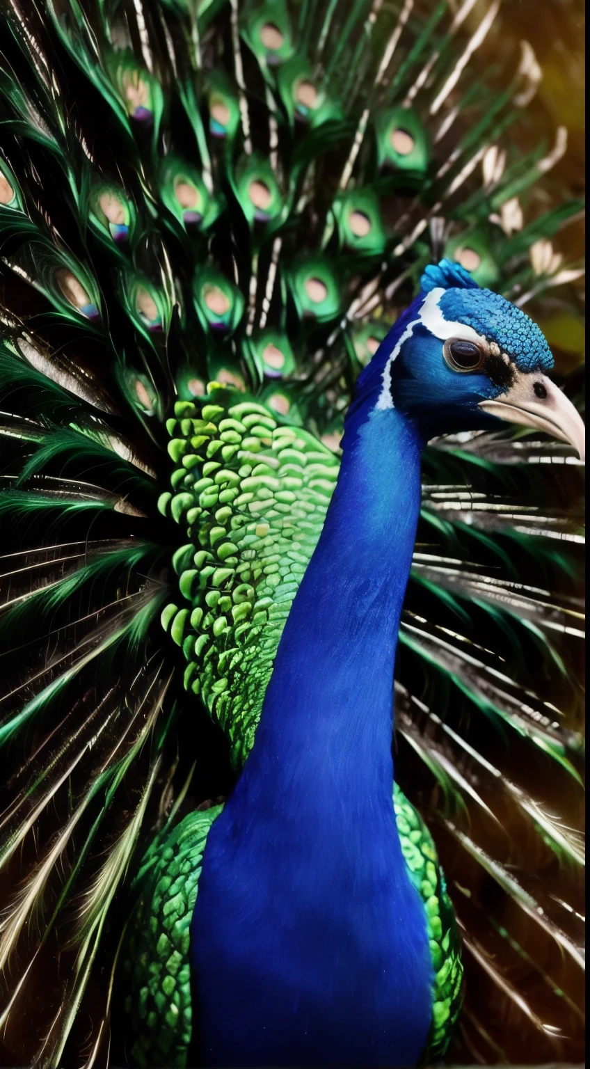 Peacock,amazing photography, dramatic lighting, photorealism, Super detailed, 4K, depth of field, high resolution