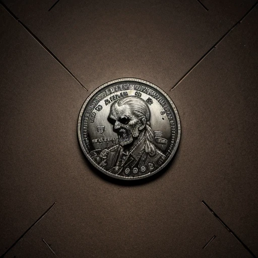 Zombie pattern on coin