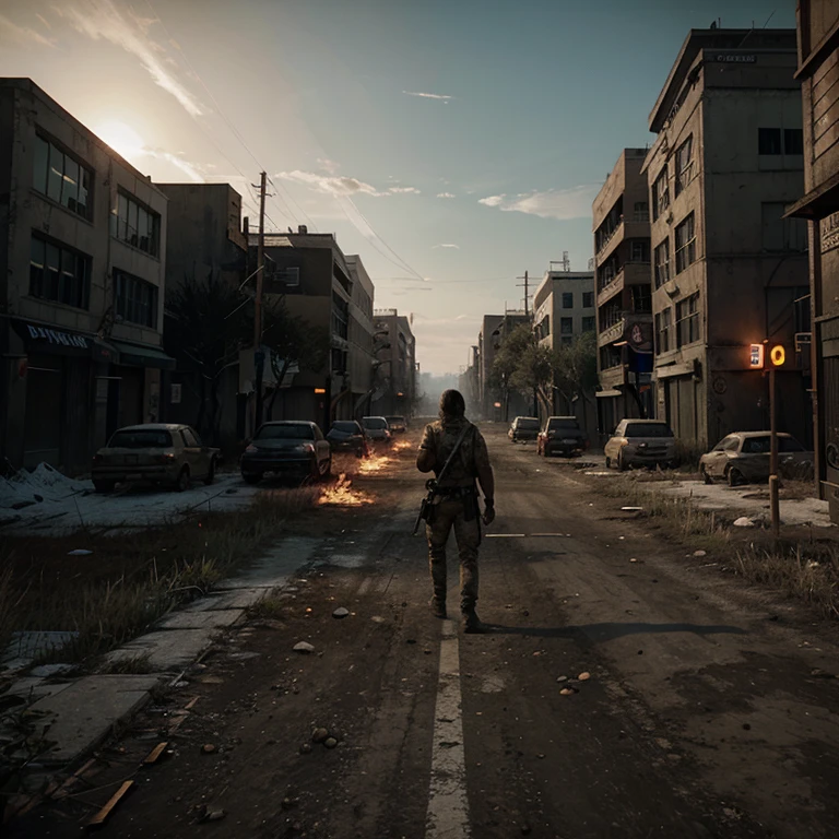 Survival game, generate a thumbnail of live or die survival game thumbnail in a zombie apocalypse