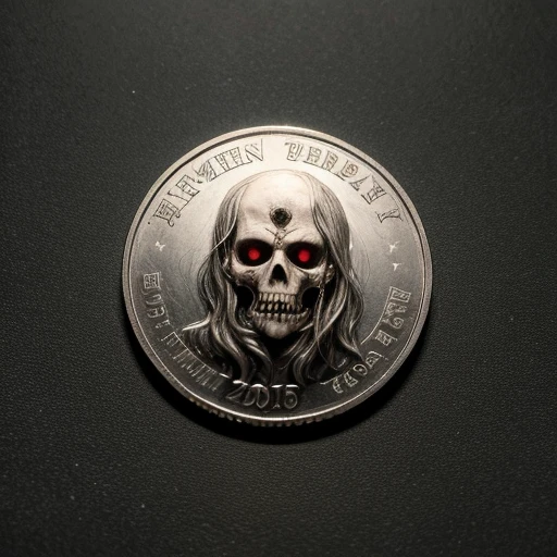 Zombie pattern on coin