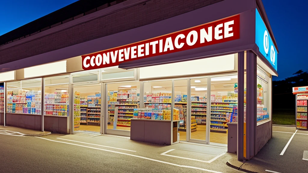 convenience store at midnight