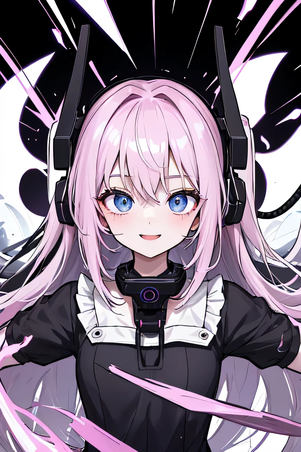 (highest quality:1.4)、High resolution、detailed background、anatomically correct、
A girl excitedly wearing VR goggles in a dark room、I&#39;m extremely excited、
His eyes are wide open and he is immersed in the experience inside the goggleouth slightly open or smiling、
A part of the body is moving slightly、
Your hands are shaking slightly or your body is swaying back and forth、
A slight redness on the face and neck due to an increased heart rate、
Being completely immersed in the VR experience reduces your reaction to external stimuli