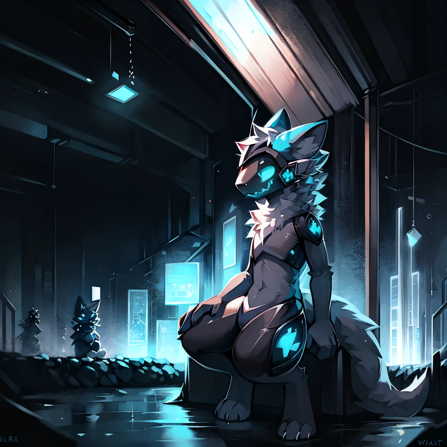 Slugcat in the game Rain World