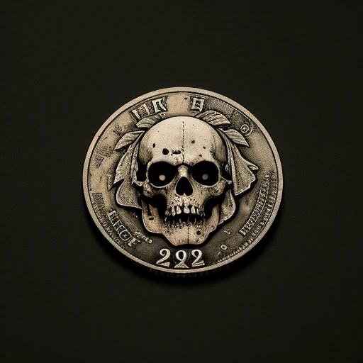 Zombie pattern on coin