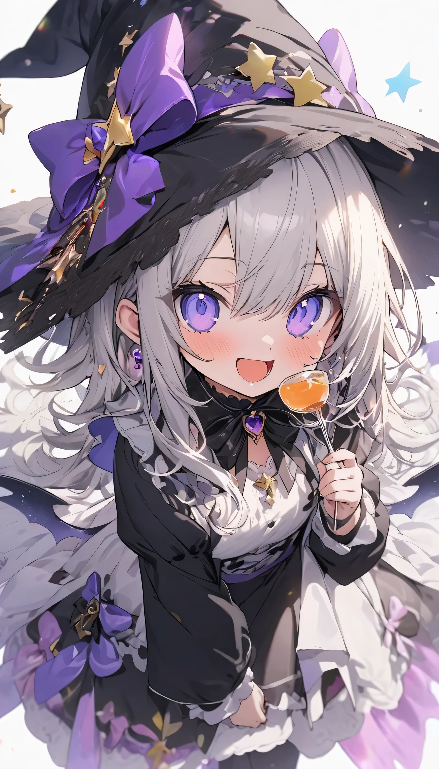 (highest quality、masterpiece、High resolution、detailed)、,BREAK,(beautiful anime)、masterpiece, highest quality, Chibi, wizard's tea party, handsome male witch, beautiful witch, Happy, lively, colorful