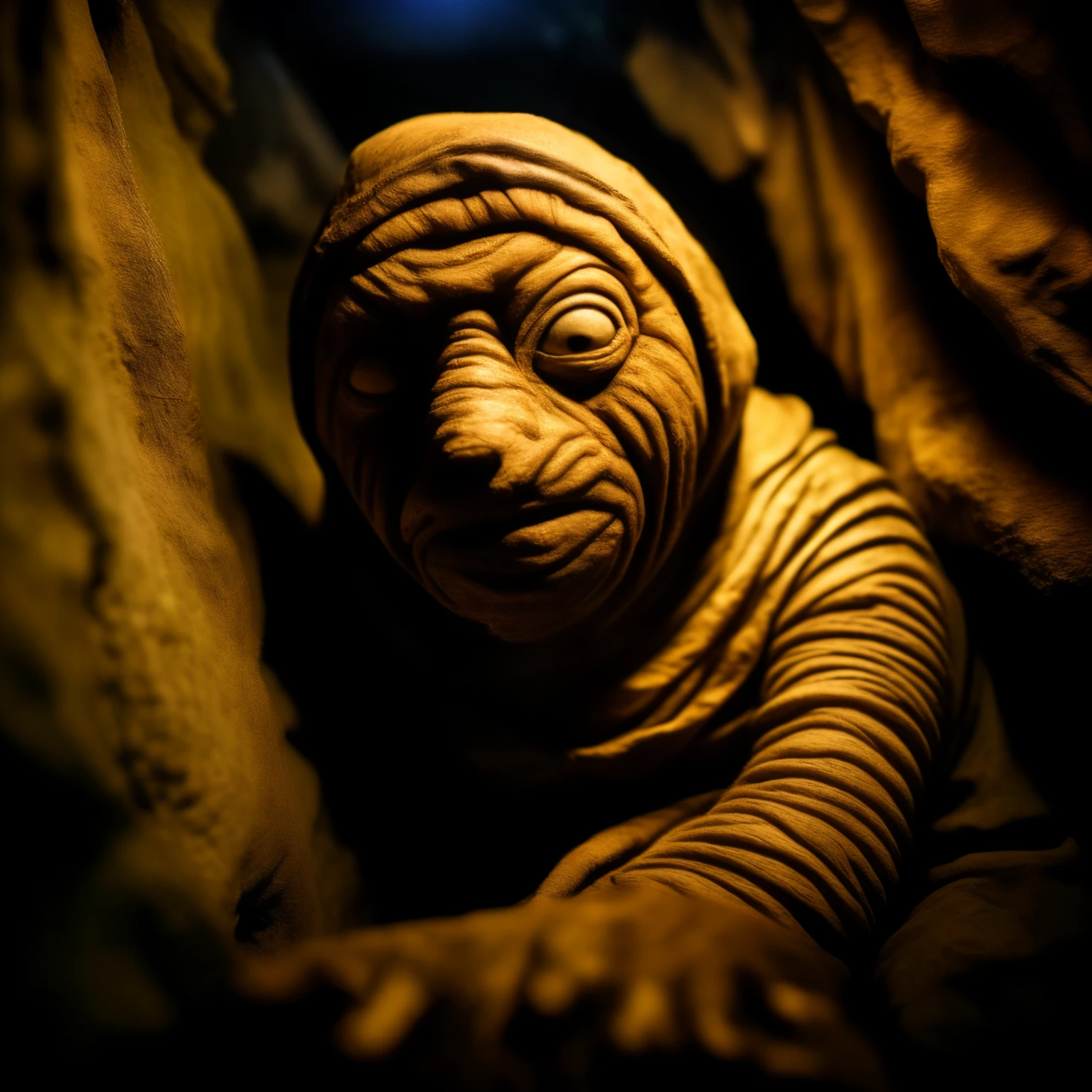<lora:SDXL_mummy_Sa_May:1> mummy, a desiccated mummy fat man