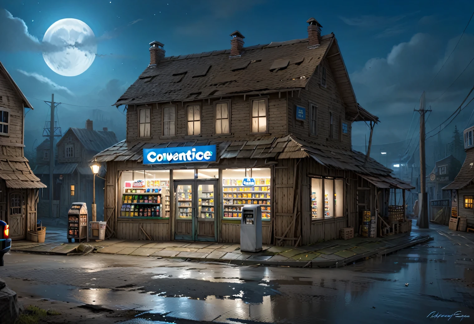 midnight convenience store