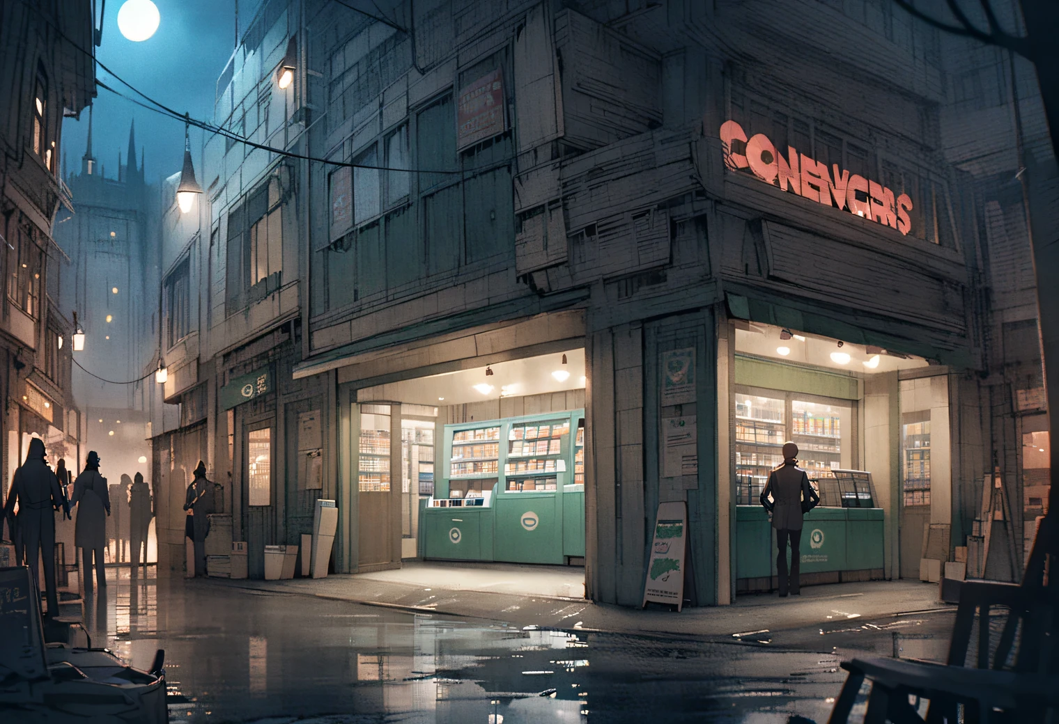 midnight convenience store