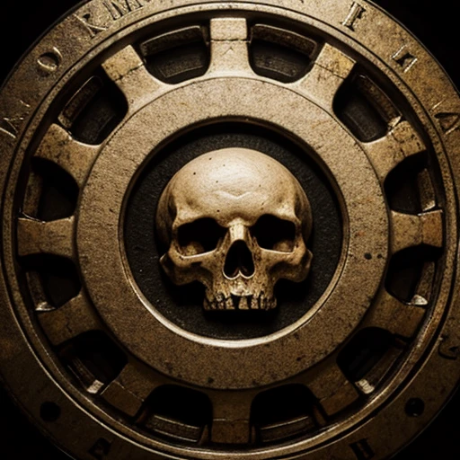 Zombie pattern on coin
