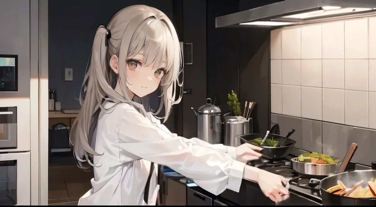Black kitchen