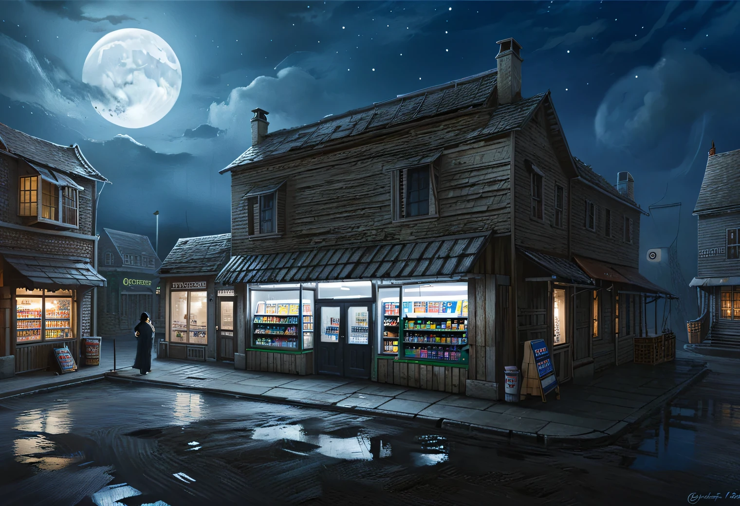 midnight convenience store