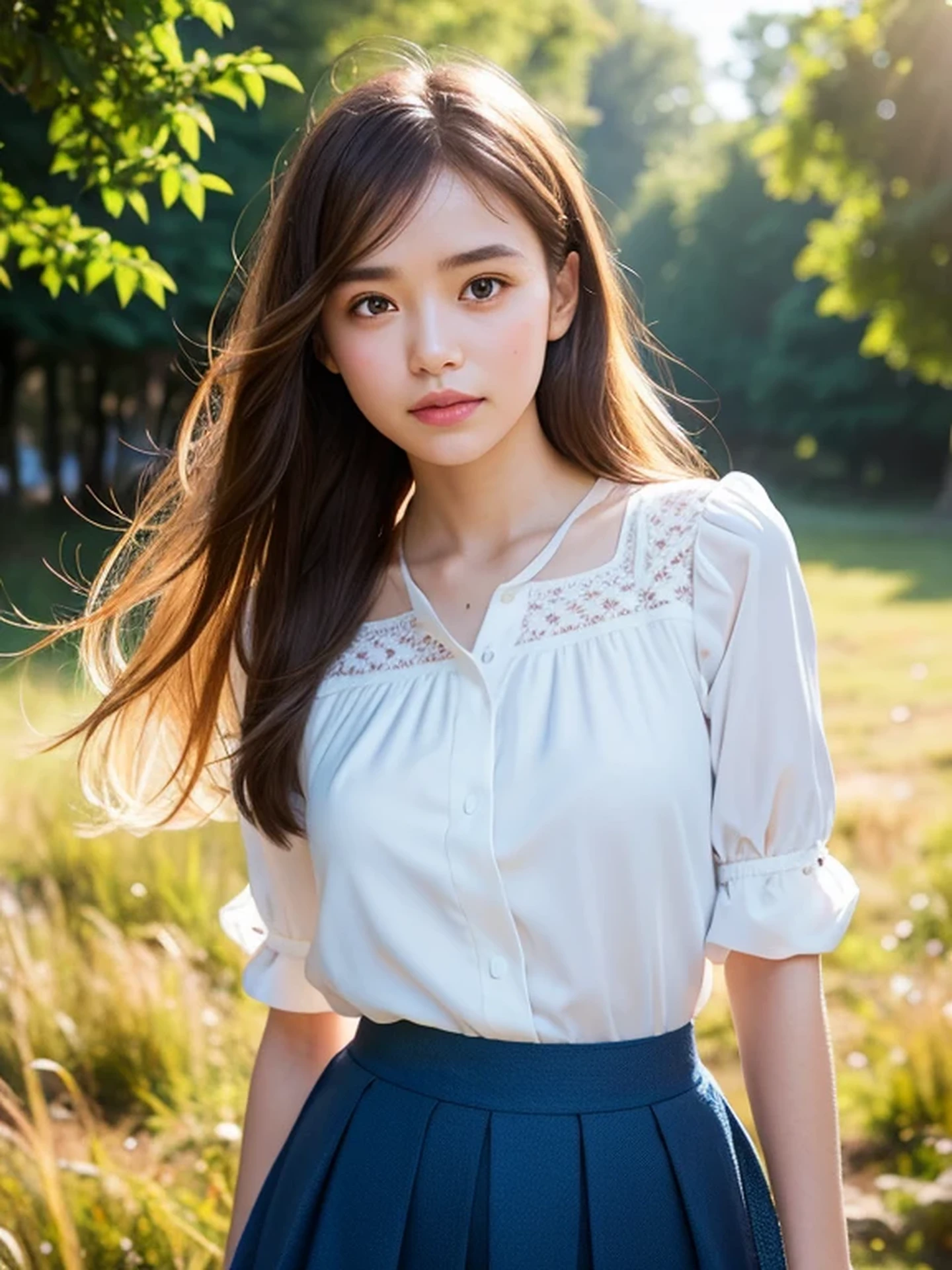 German、a beauty girl、cute little