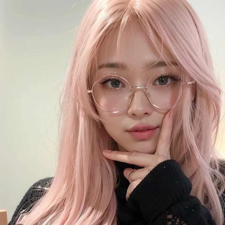 A long-haired woman in her fifties wearing a grey top and scarf, jenny blackpink, portrait of jossi of blackpink, Dilraba Dilmurat, Portraits of Korean female idols, jossi de blackpink, Lee Ji Eun, Lee Ji Eun, beautiful young korean woman, Parque Jimin, Yunju House, crystal, Choi Hong Hwa