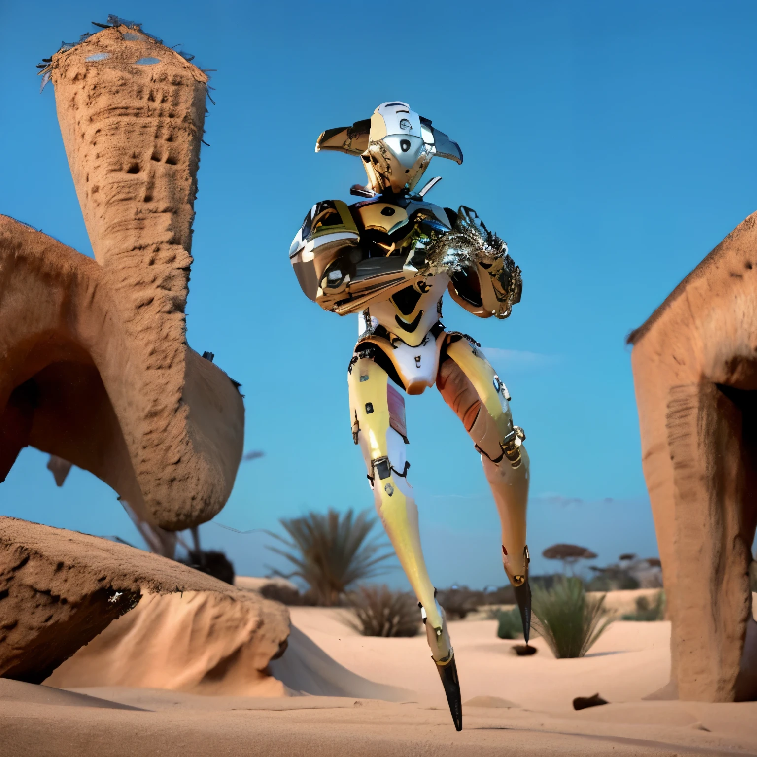 African banana peel robot