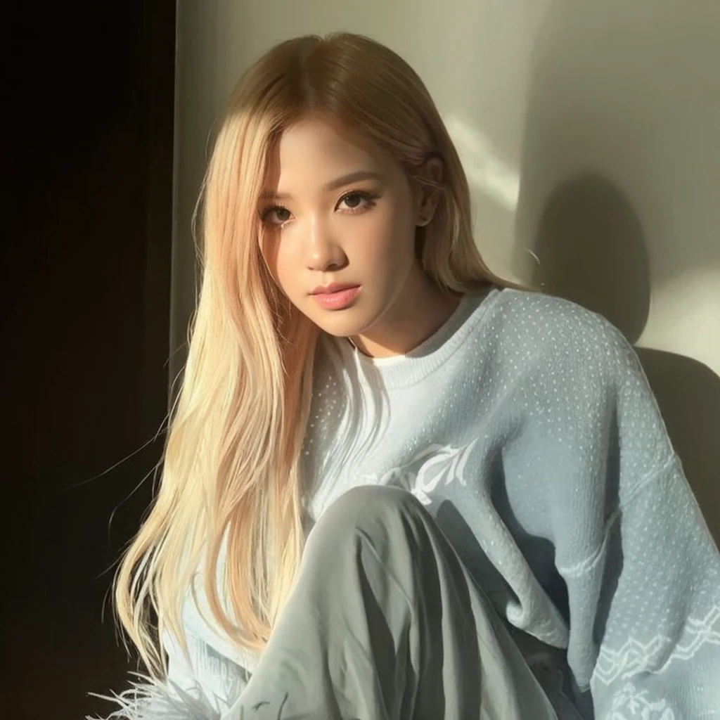um close up de uma mulher com longos cabelos ruivos e um colar, Dom Yunjoo, Lalisa Manobal, ela tem cabelos longos e redorange, Lalisa Manoban do Blackpink, com franja, Ela tem longos cabelos castanhos alaranjados, com franja completa, Ulzzang, jossi do blackpink, orange hair, Parque Roseanne do Blackpink, cabelo laranja longo