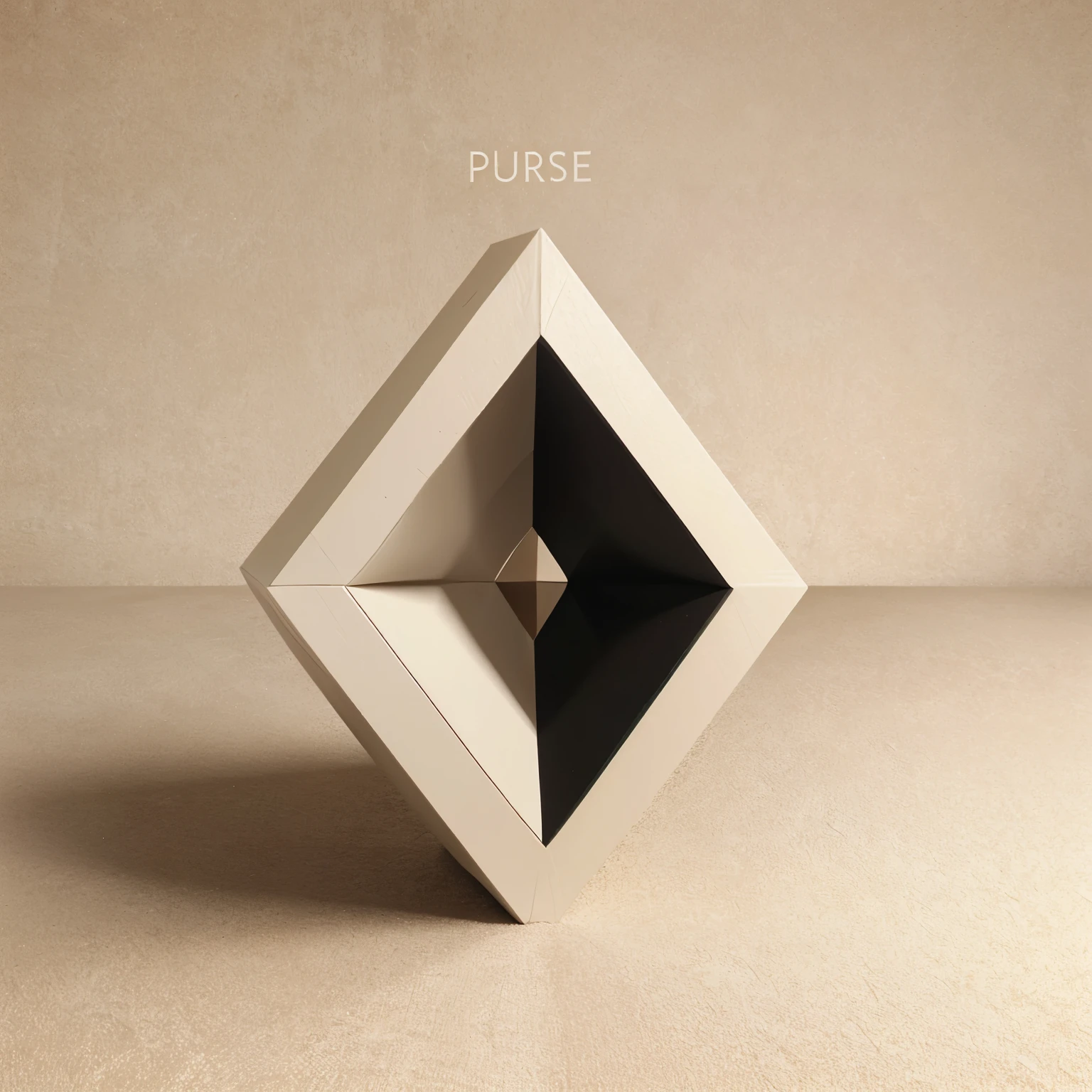 Beige cover background with pure solids title in the middle with black letters and white details surrounded by geometric shapes