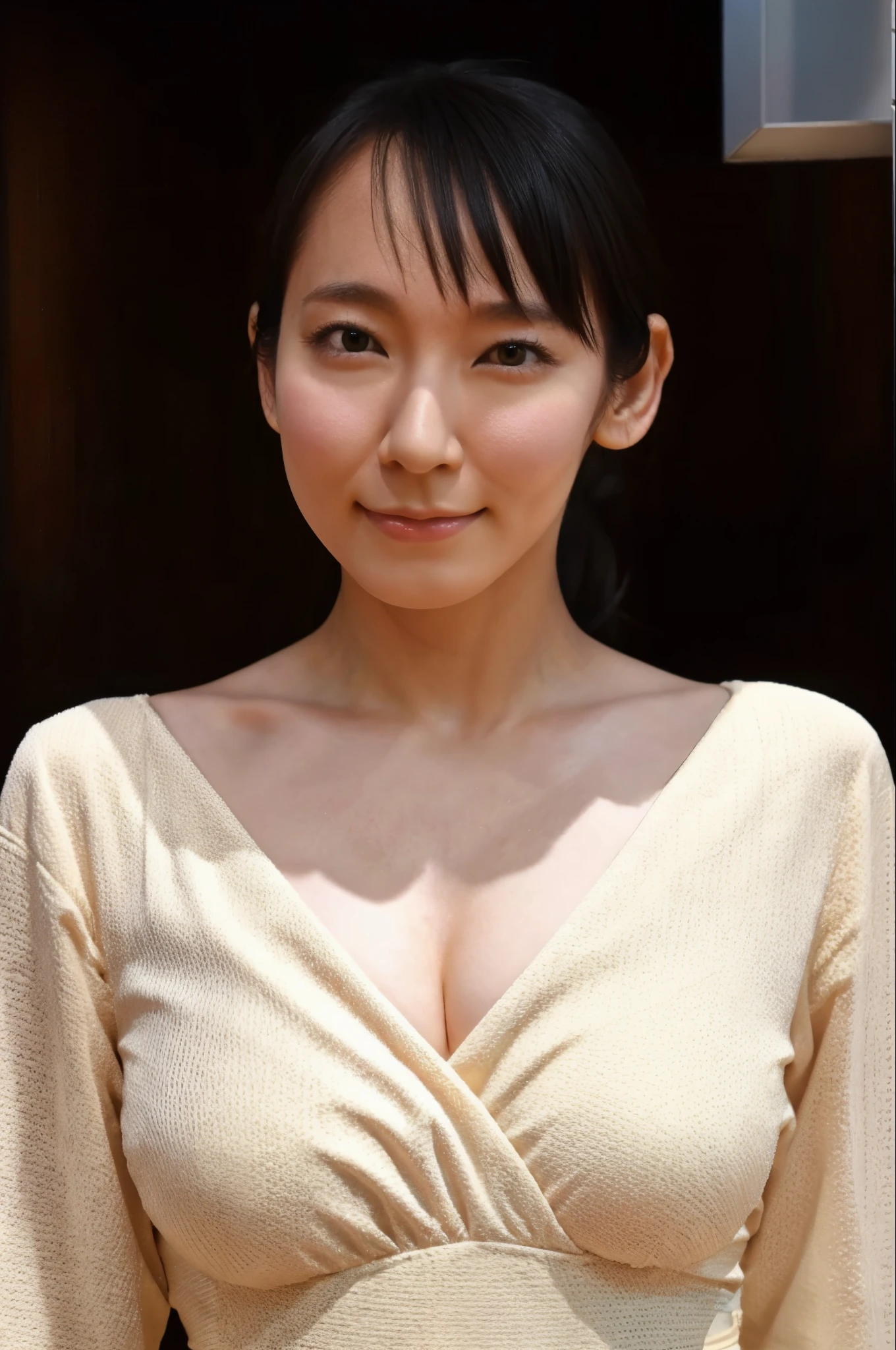 (Best quality, 8k, 32k, Masterpiece, UHD:1.2),nude:2.8,Erect nipples:2.1,real nipples:2.1,nsfw:1.5,bitch:1.5,riho yoshioka:2.5,(lifelike: 1.5),eroticism:2.3,open vagina:1.5,open pussy:2.5,spread pussy:1.5,small breasts,very small areola:2.0,flushed cheeks,30 years old