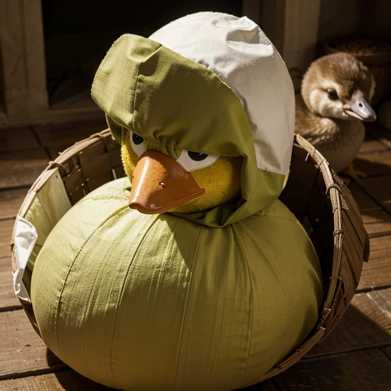 El pato donal rezandole ala virgen maria