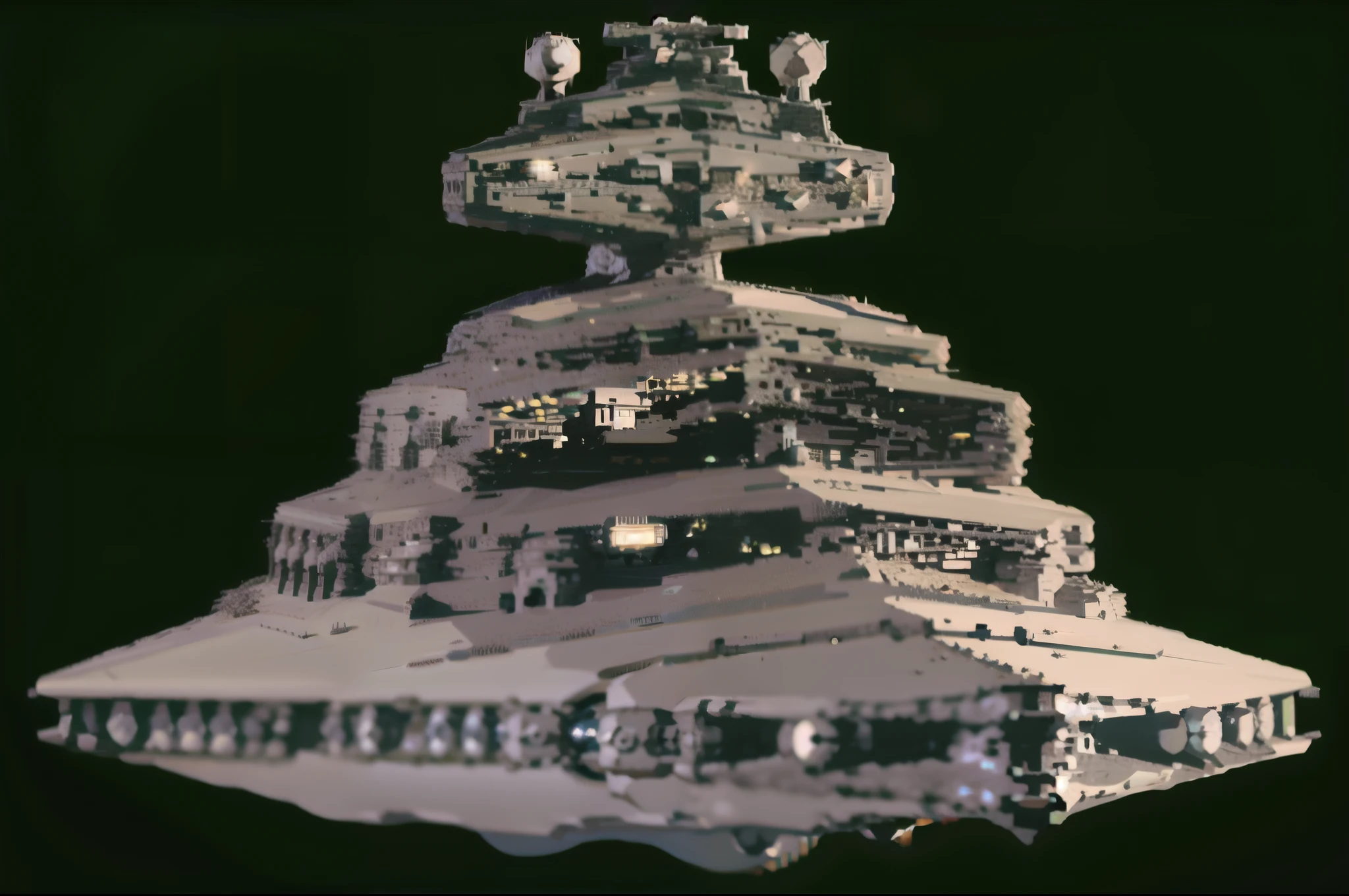  StarDestroyer simple background ,  outline