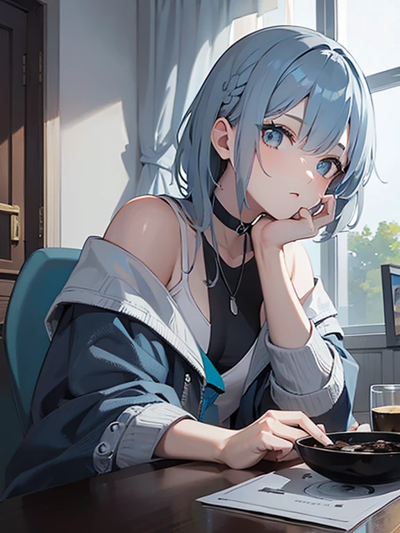 (((grey and blue hair)))