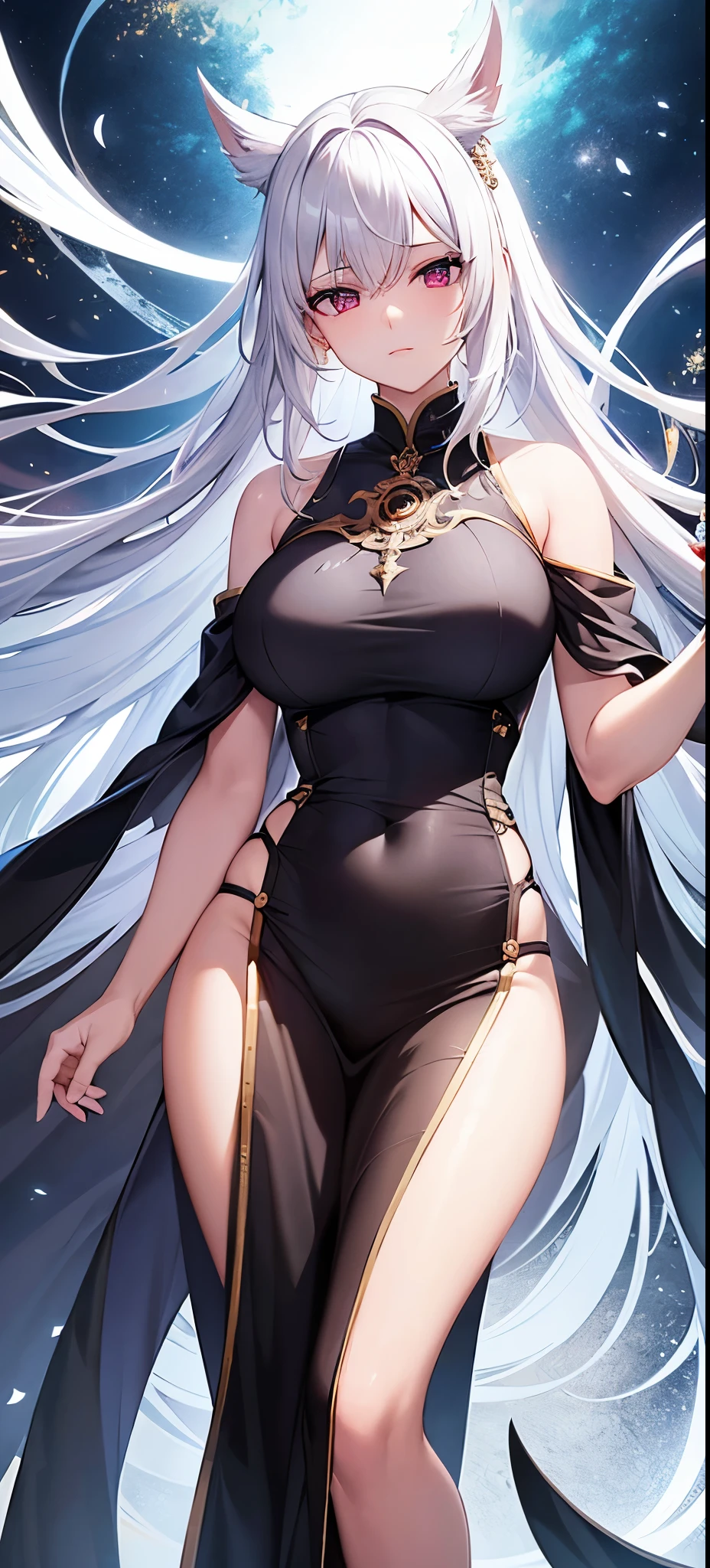 A white hair、Close-up of woman wearing white mask, beautiful figure painting, guweiz, guweiz style artwork, White-haired God, author：Yang Jie, Epic and beautiful character art, Stunning character art, author：Fan Qi, by Wuzhun Shifan, guweiz on pixiv artstation