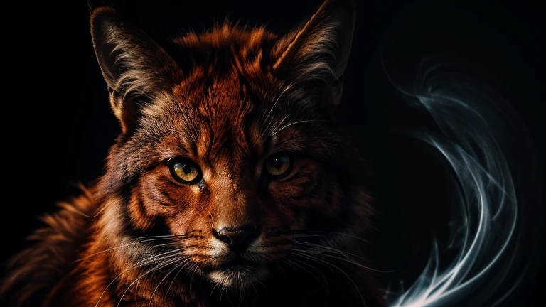 (best quality,highres:1.2),ultra-detailed,charcoal drawing,vivid colors,realistic,hyperdetailed vixen,charcoal shades,penetrating gaze,wild atmosphere,dark and mysterious,red-hot ember eyes,feathered fur,powerful presence,dynamic pose,wisps of smoke,captivating expression,sharp focus,contrast and depth,detailed fur texture,fierce and untamed,striking and intense,ethereal beauty,powerful jawline,nighttime forest,expressive eyes,dramatic lighting,masterpiece:1.2