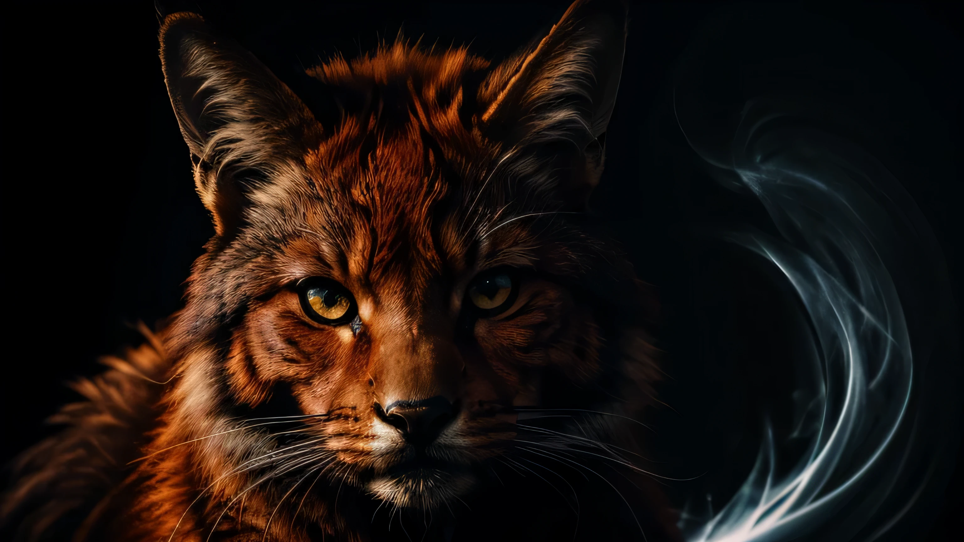 (best quality,highres:1.2),ultra-detailed,charcoal drawing,vivid colors,realistic,hyperdetailed vixen,charcoal shades,penetrating gaze,wild atmosphere,dark and mysterious,red-hot ember eyes,feathered fur,powerful presence,dynamic pose,wisps of smoke,captivating expression,sharp focus,contrast and depth,detailed fur texture,fierce and untamed,striking and intense,ethereal beauty,powerful jawline,nighttime forest,expressive eyes,dramatic lighting,masterpiece:1.2