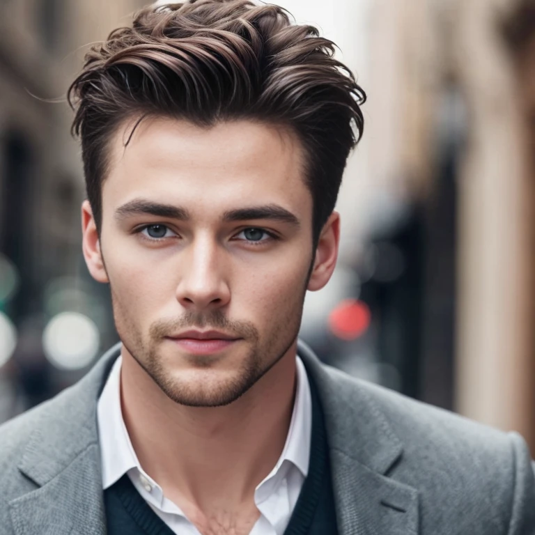 a perfect irish man, focus on the face